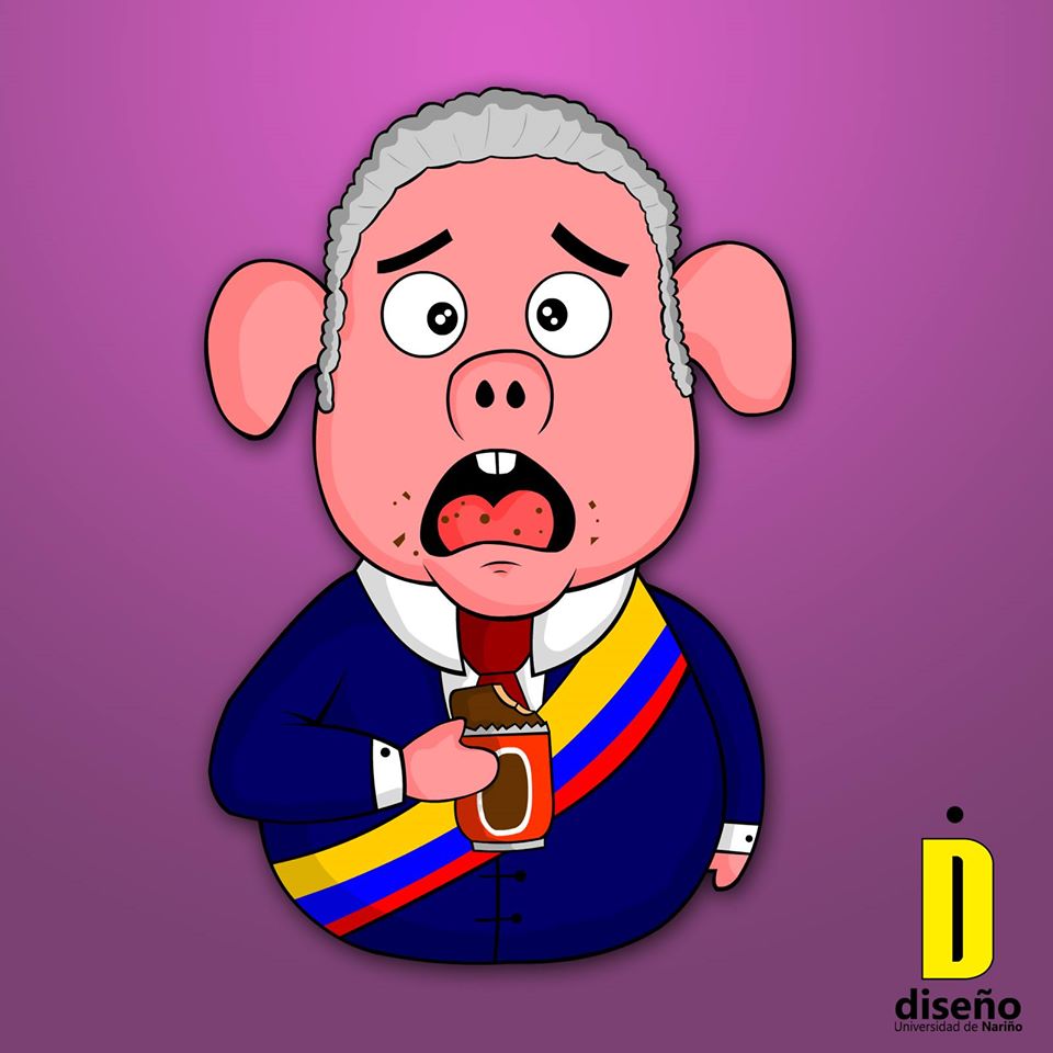 Ivan Duque - Caricatura